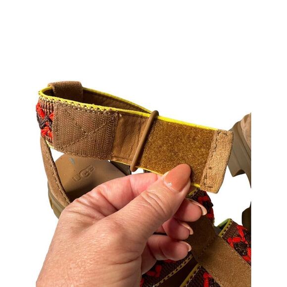 UGG Ashton Heritage Braid Sandal Chestnut Sandals Women’s Sz 9 NEW No Box - Picture 4 of 9